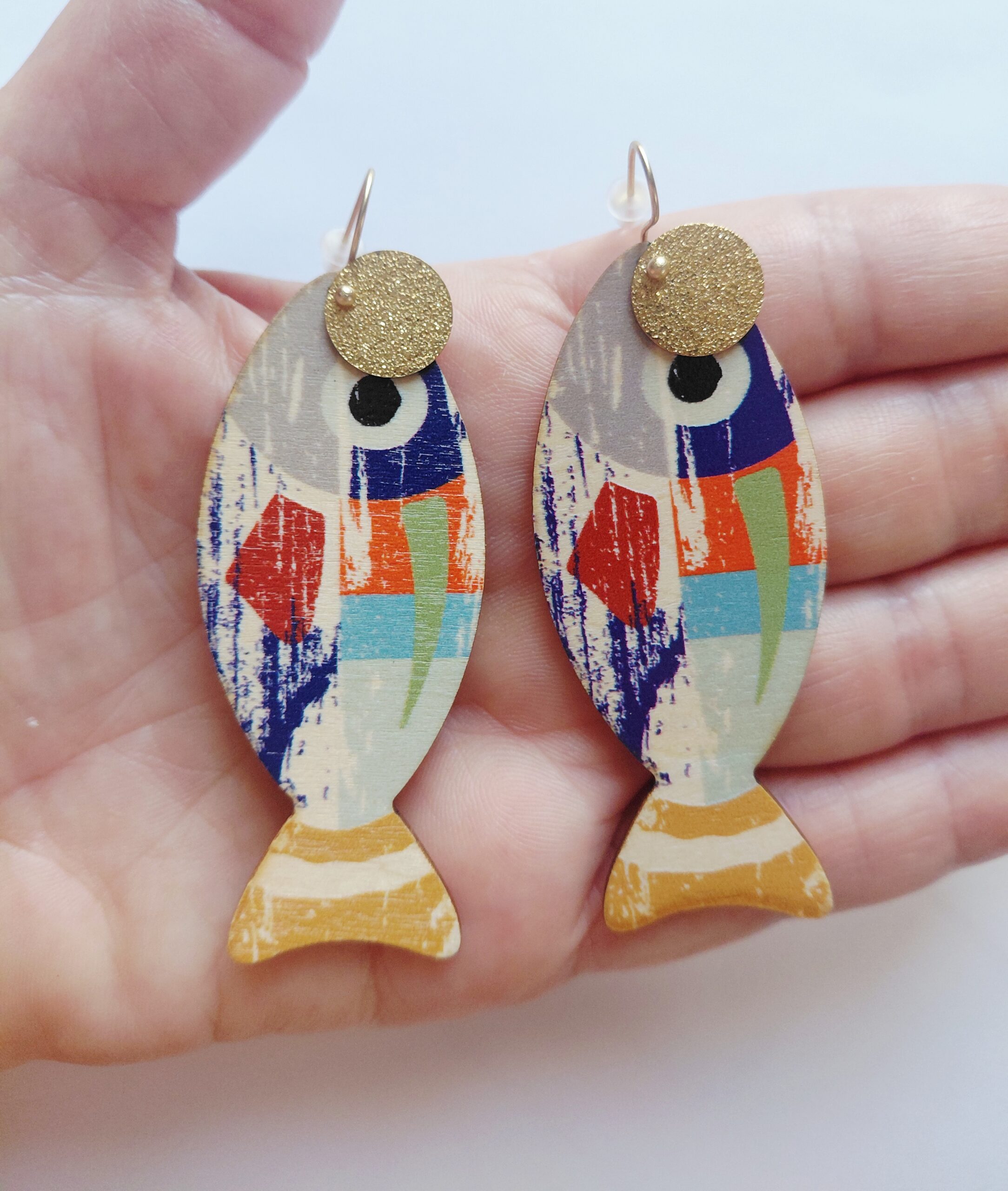Pendientes pez Pop - Imagen 2
