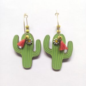 Pendientes cactus