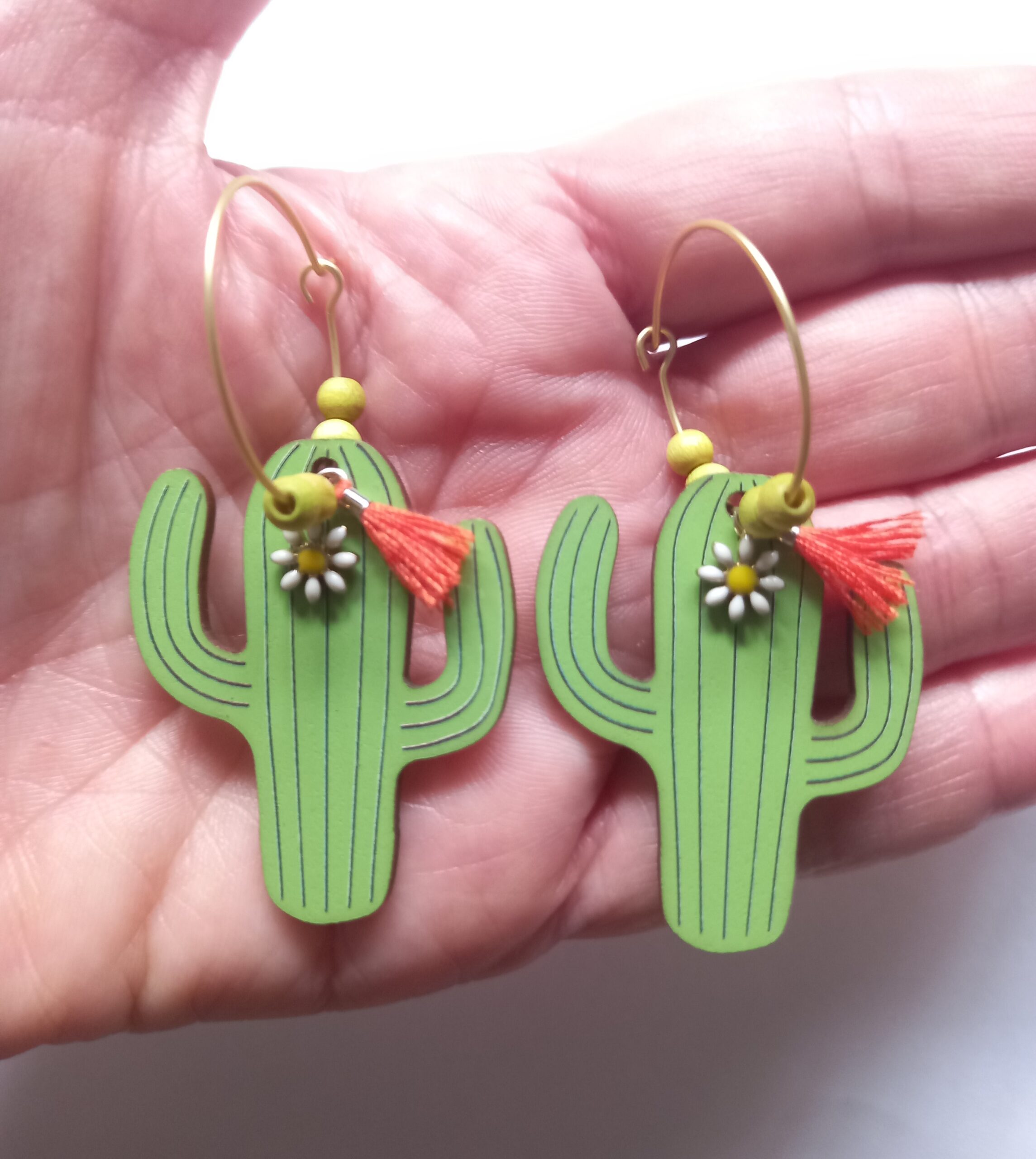 Pendientes cactus - Imagen 2