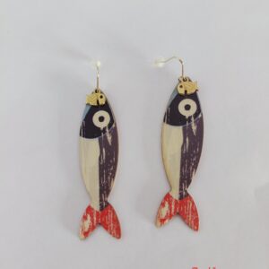 Pendientes pez sardinita.