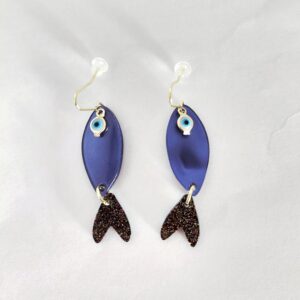 Pendientes pez tiburón